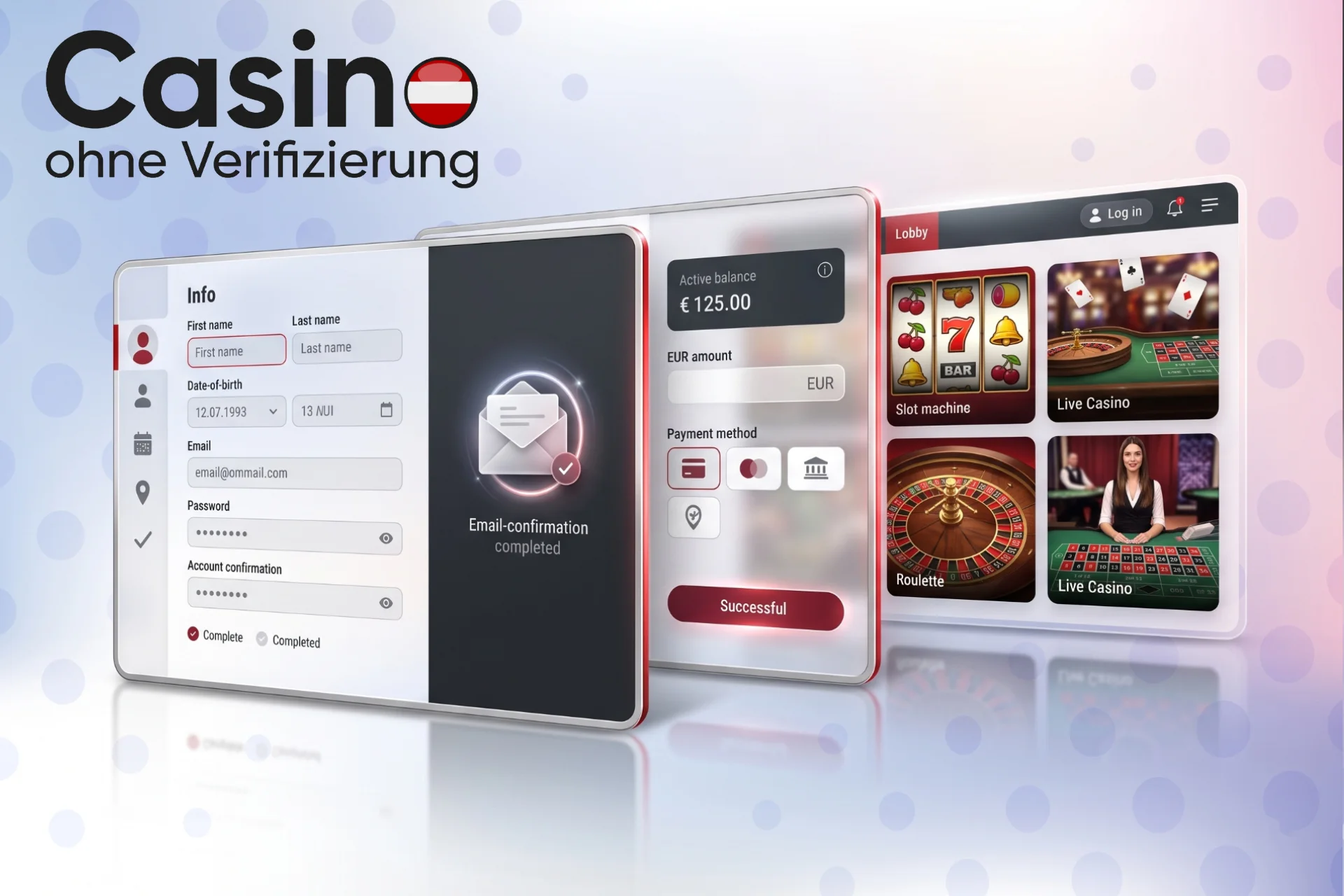 Schritte zur Kontoeröffnung und zum ersten Spieleinstieg
